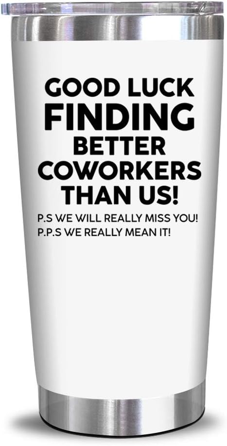 Farewell Tumbler - 20 Oz Gift for Colleagues and Bosses
