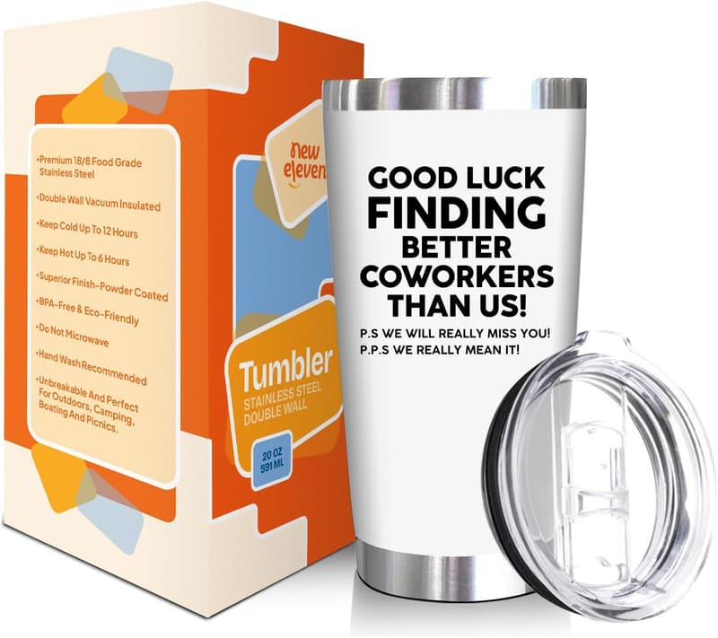 Farewell Tumbler - 20 Oz Gift for Colleagues and Bosses