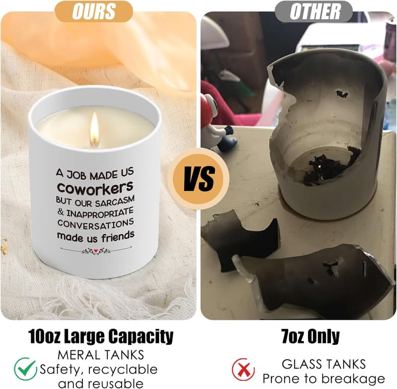 Lavender Scented Candle for Coworkers & Friends