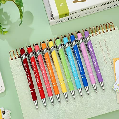 Funny Snarky Ballpoint Pens Set for Office Gifts - 30 Pcs