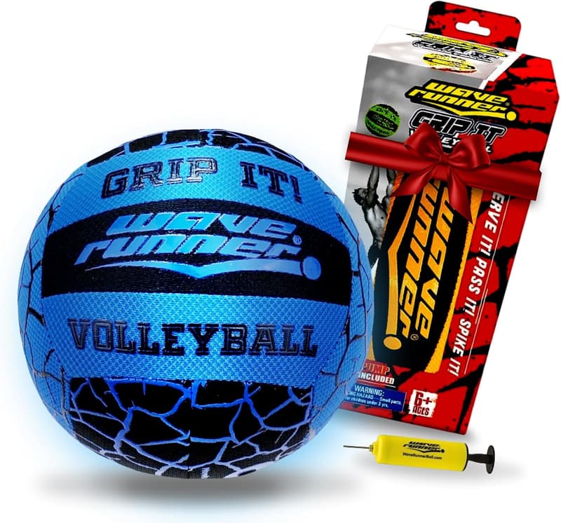Waterproof Volleyball with Sure-Grip Technology for Pool Games