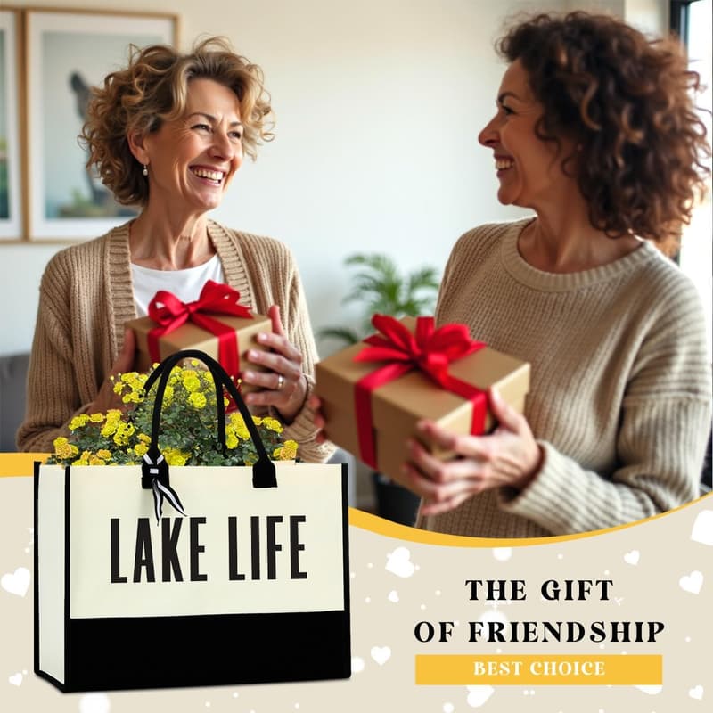 Retirement Tote Bag for Women - Travel & Beach Decor