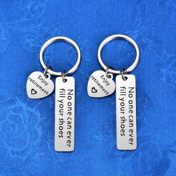 Retirement Keychain Gifts for Coworkers - 2PCS