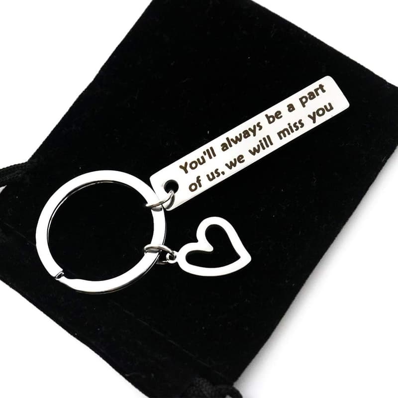 Retirement Key Chain - Funny Farewell Gift for Coworkers