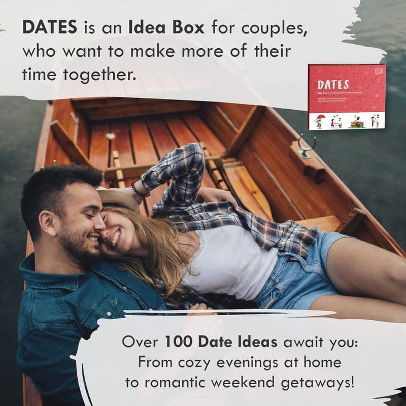 Anniversary Date Night Game for Couples - 40 Activities & 80 Questions