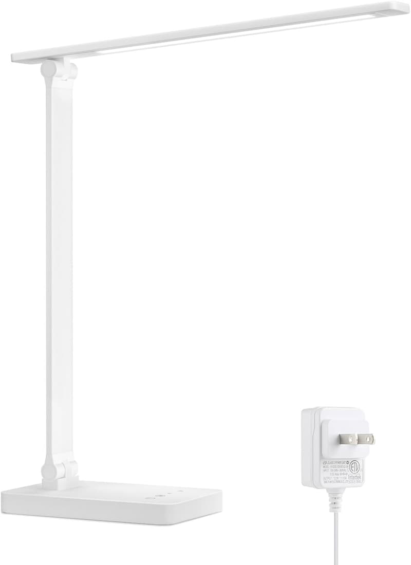 Dimmable LED Desk Lamp with 5 Color Modes & Brightness Levels