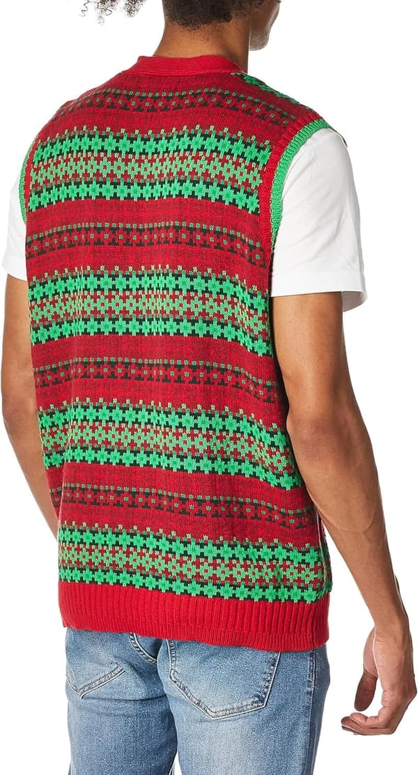 Santa Men's Ugly Christmas Sweater by Blizzard Bay