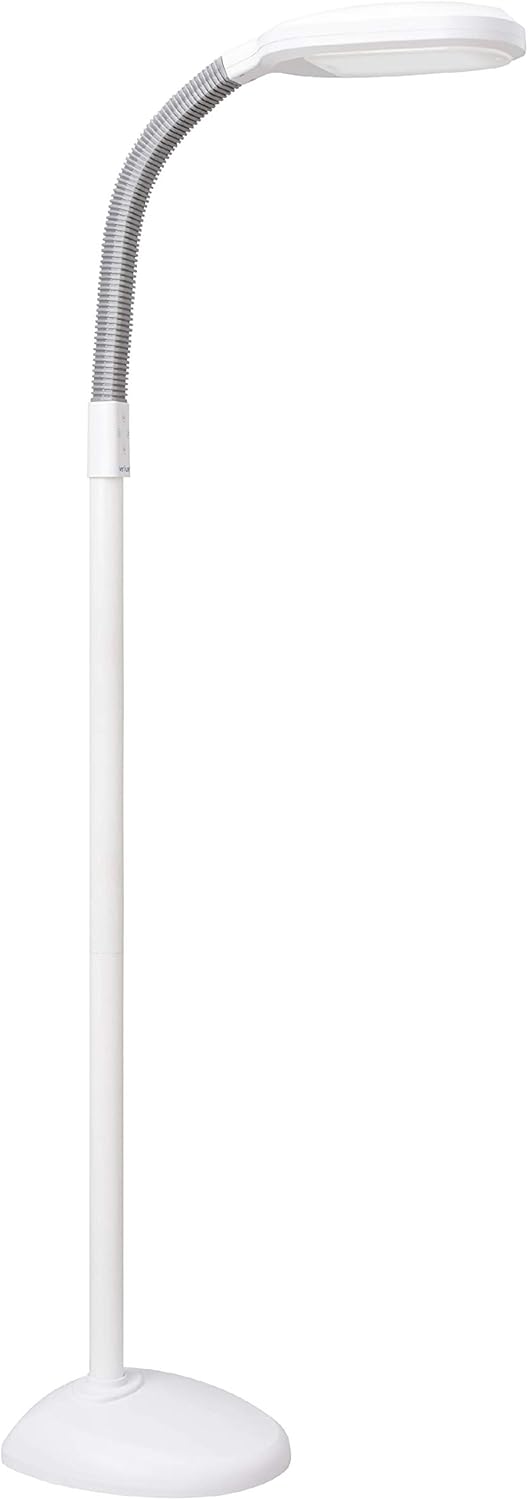 Modern Full Spectrum LED Floor Lamp with Adjustable Brightness