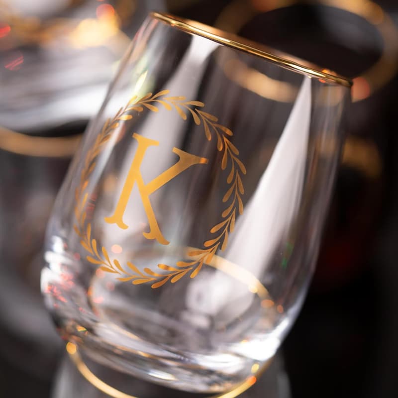 Personalized 14 oz Stemless Wine Glass for Women & Men
