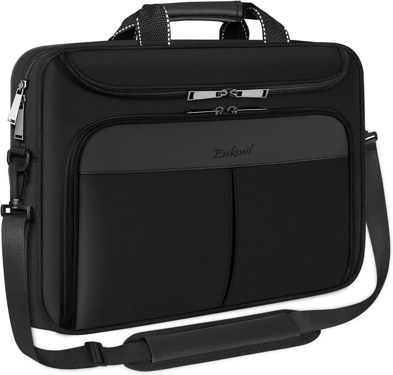 17-Inch Waterproof Laptop Messenger Bag for Travel/Business