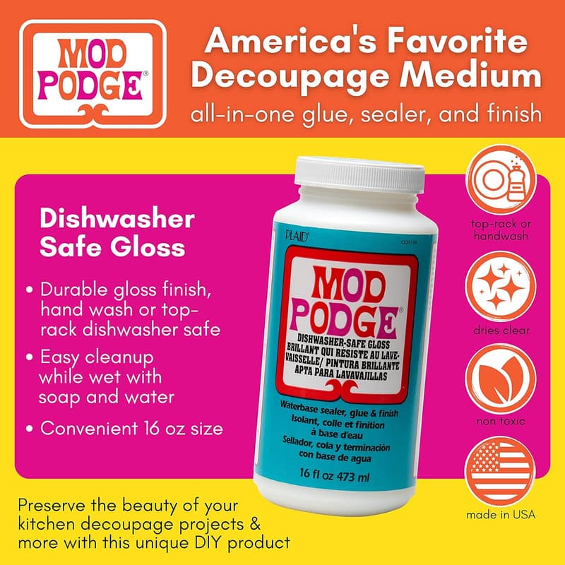 Dishwasher Safe Gloss Sealer and Finish, 16 oz
