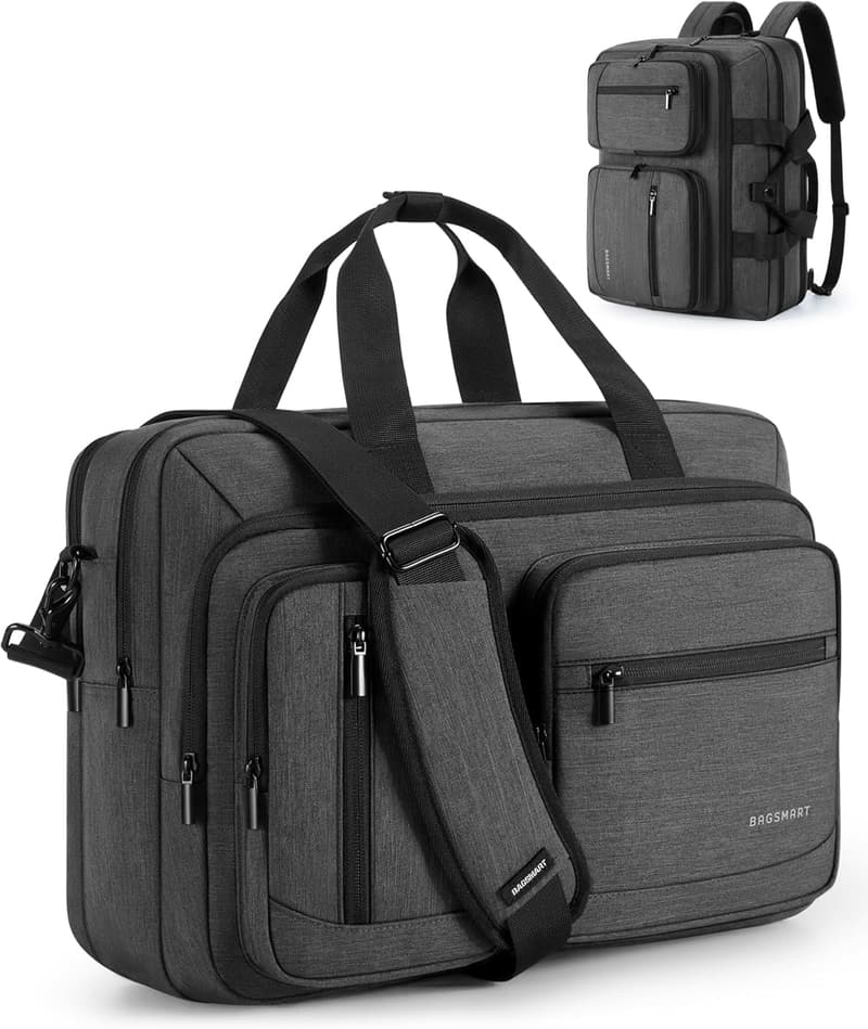 Men's Water-Repellent 3-in-1 Laptop Bag for 17.3