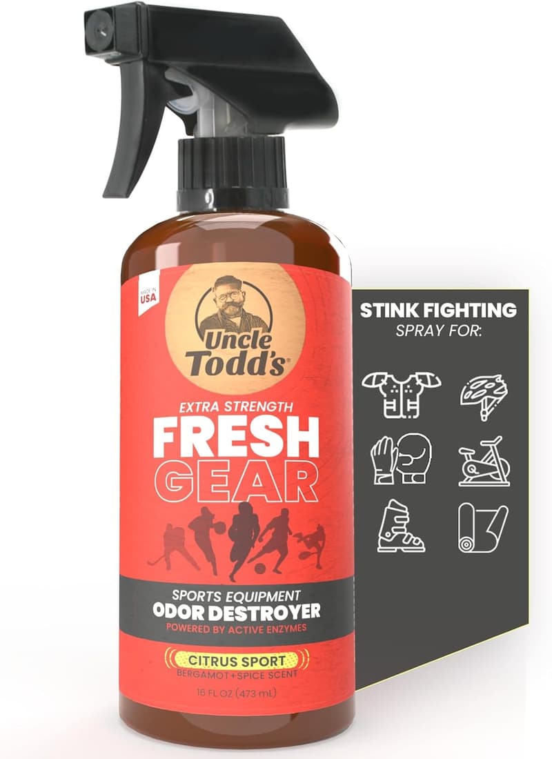 Extra Strength Odor Eliminator Spray for Sports Equipment - 16oz