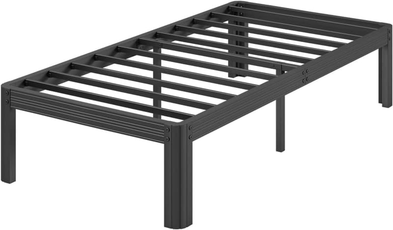 Twin XL Heavy Duty Metal Bed Frame - No Box Spring Needed