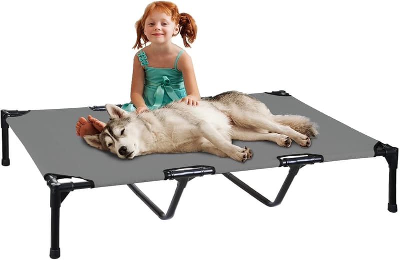 Elevated Dog Bed for X-Large Dogs - Waterproof & Chew-Proof
