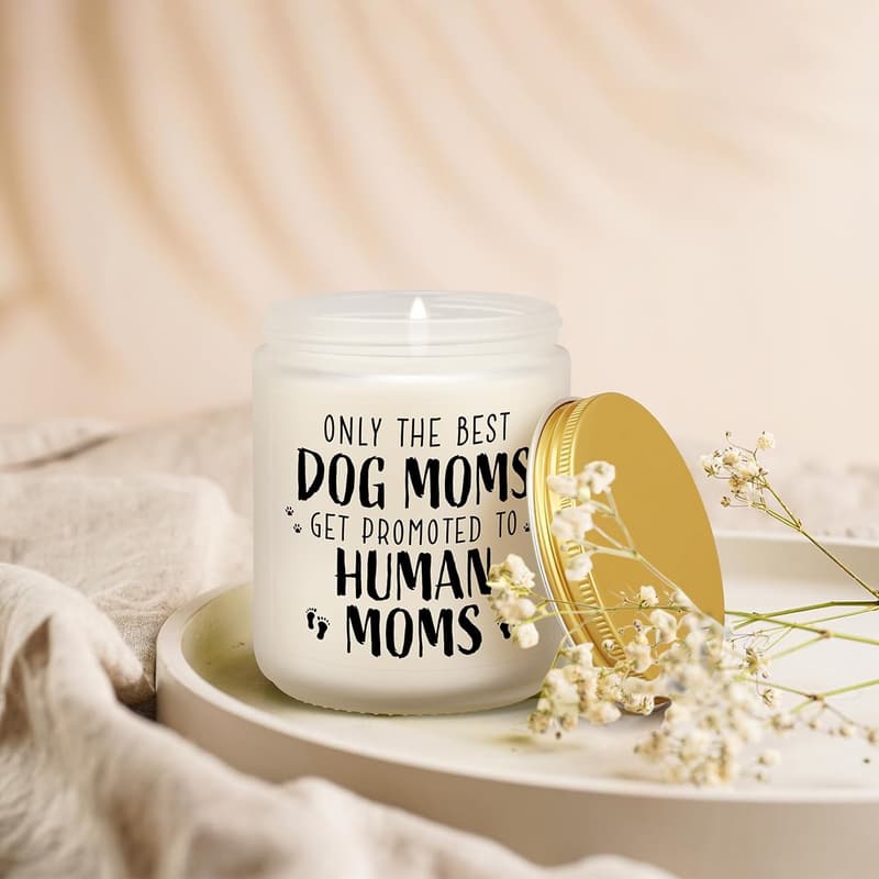 Pregnancy Gift: Lavender Scented Candle for New Moms