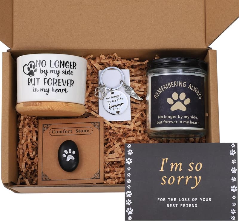 Pet Sympathy Gift Basket for Loss of Dog or Cat