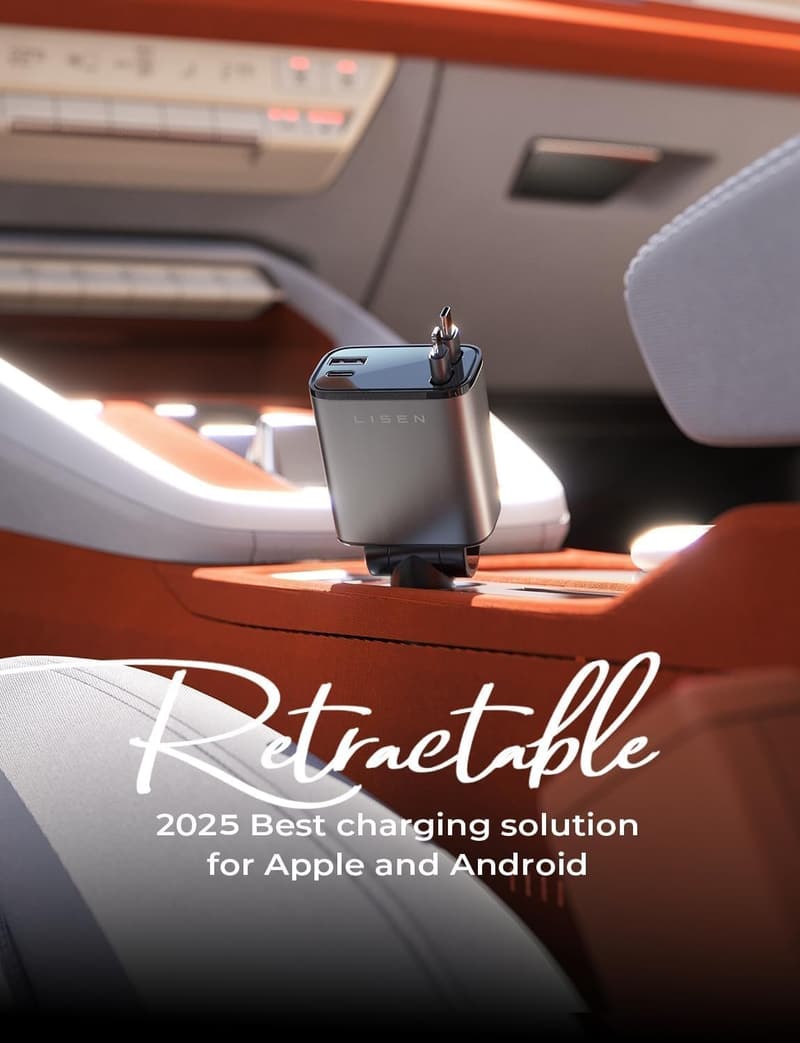 69W USB C Car Charger - Fast Charging Adapter for iPhone 16