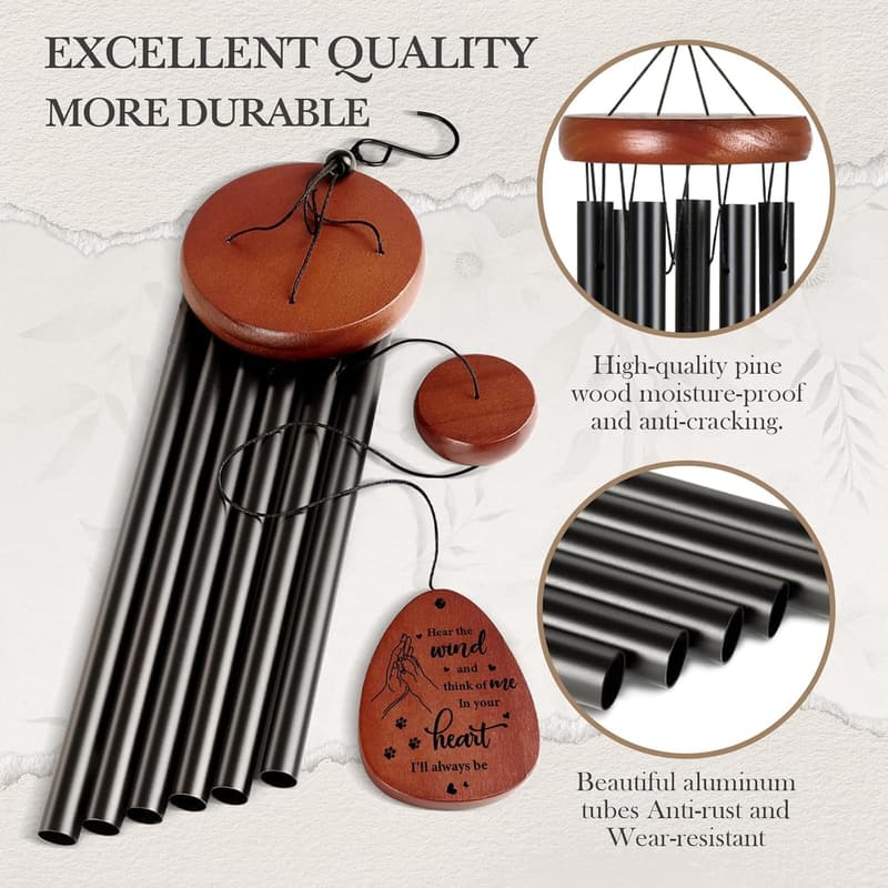 Pet Memorial Wind Chime for Dog Loss Sympathy Gift