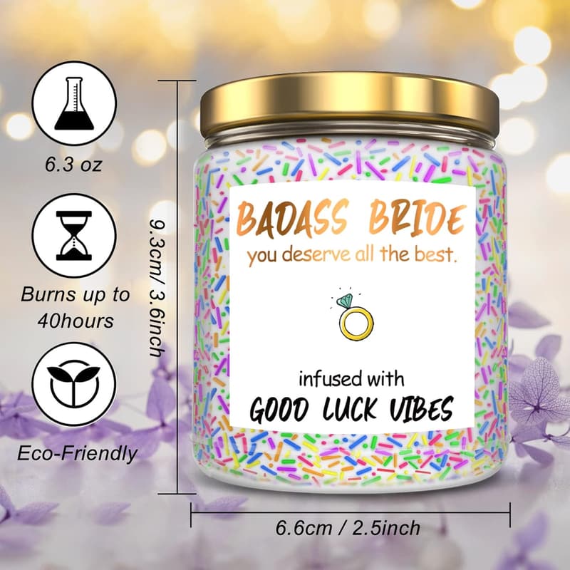 Bride Bridal Shower Scented Candles - Perfect Gift for Bride-to-Be