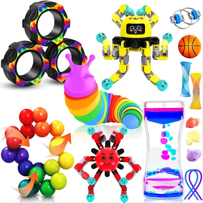 15-Pack Fidget Toys Set for Kids & Teens - Sensory Tools