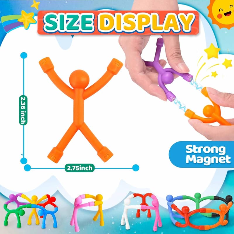 Toddler Travel Fidget Toys Set - 5PCS Magnetic Sensory Fun