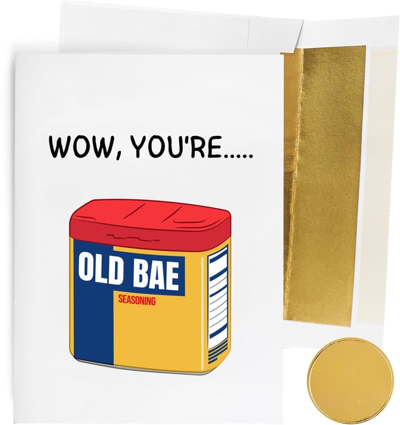 Humorous Birthday Card for Couples - Gag Gift for Any Age