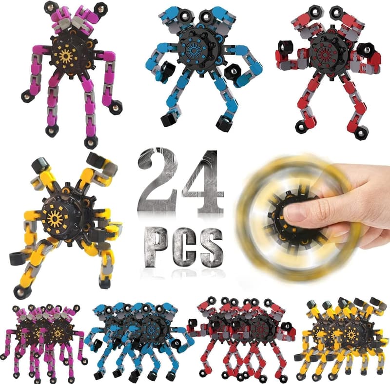 Funny Sensory Fidget Toy Set - 24 Pack for Stress Relief