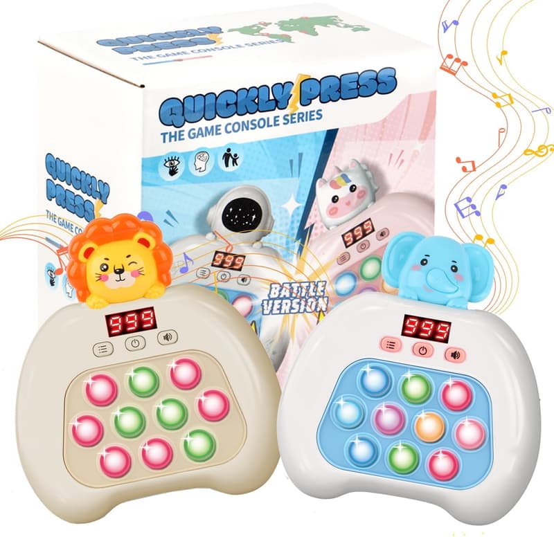 Fidget Puzzle Game with LED Screen for Kids Ages 3-12