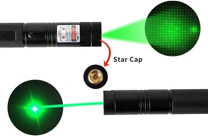 USB Rechargeable Green Laser Pointer for Indoor Presentations and Pets