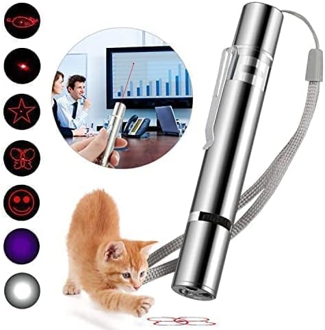 Interactive Rechargeable Cat Laser Toy with 7 Patterns