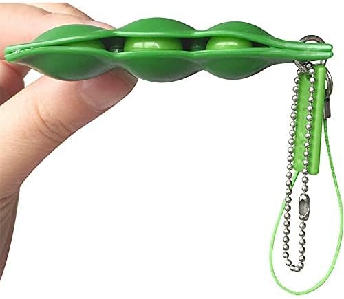 Fidget Pea Pod Keychain Toy Set - 12PCS Stress Relief