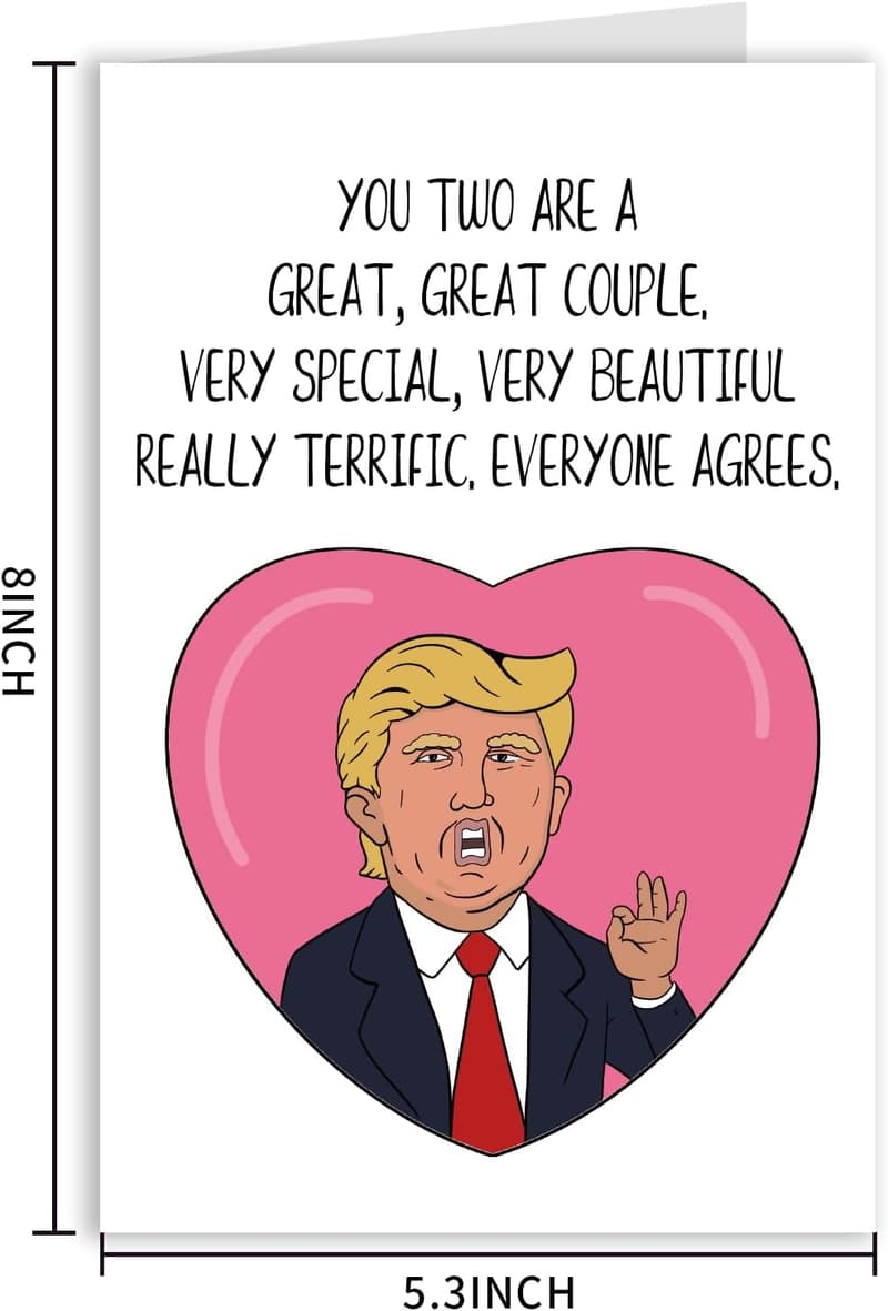 Funny Wedding Congratulations Card for Couple