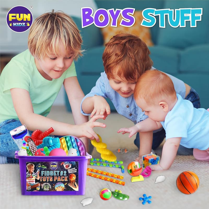 Sensory Fidget Toy Pack for Kids 4-12, Portable Birthday Gift