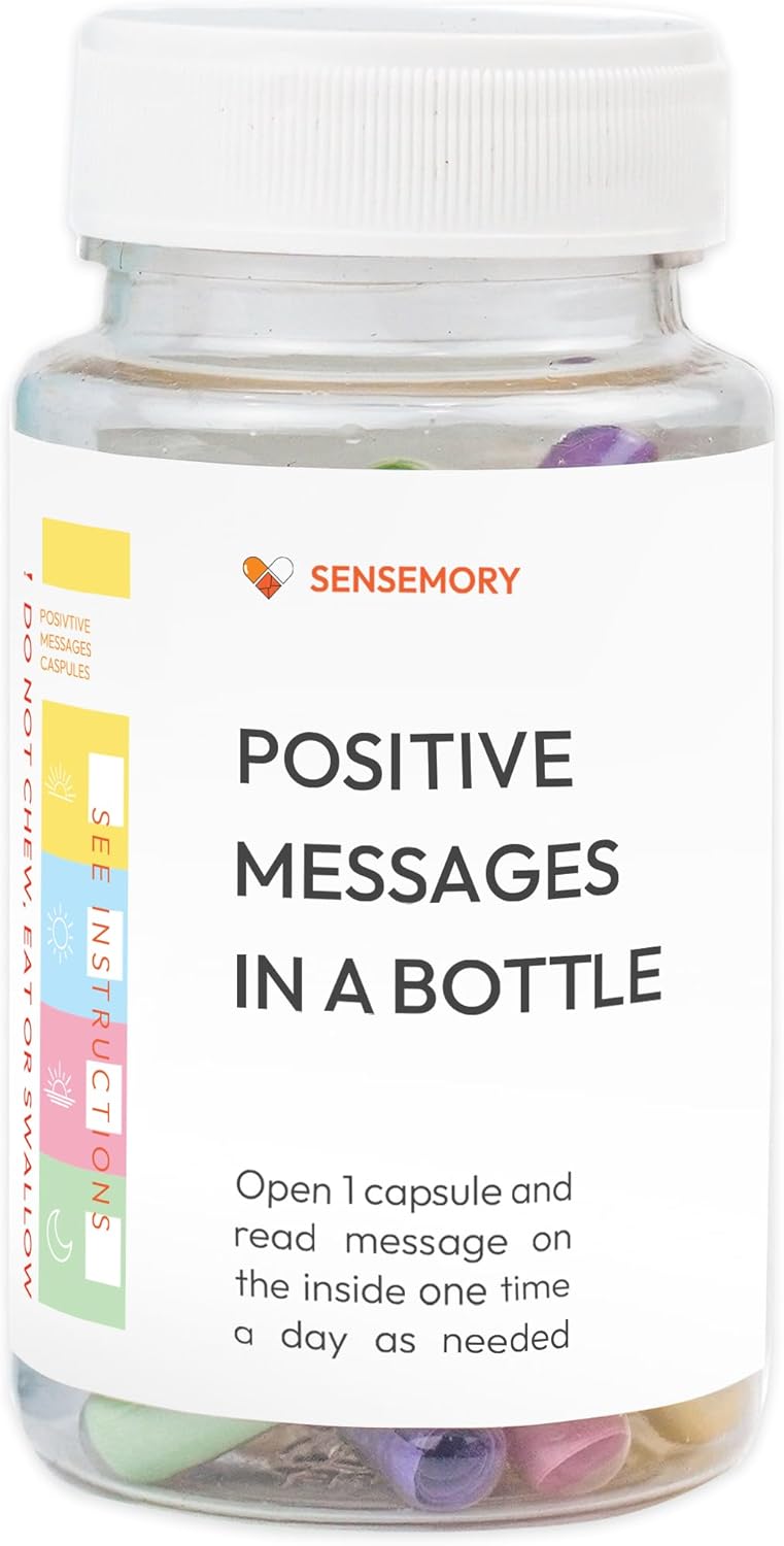 Positive Message Bottles - Unique Stress Relief Gifts for Wellness