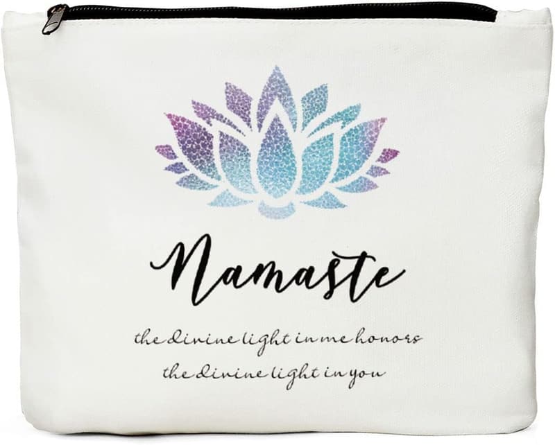 Yoga Meditation Toiletry Bag Organizer - Zen Makeup Pouch
