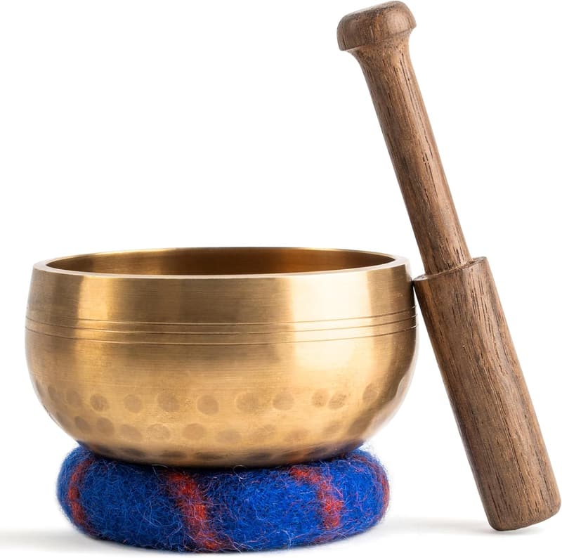 Tibetan Singing Bowl Set for Meditation and Chakra Healing