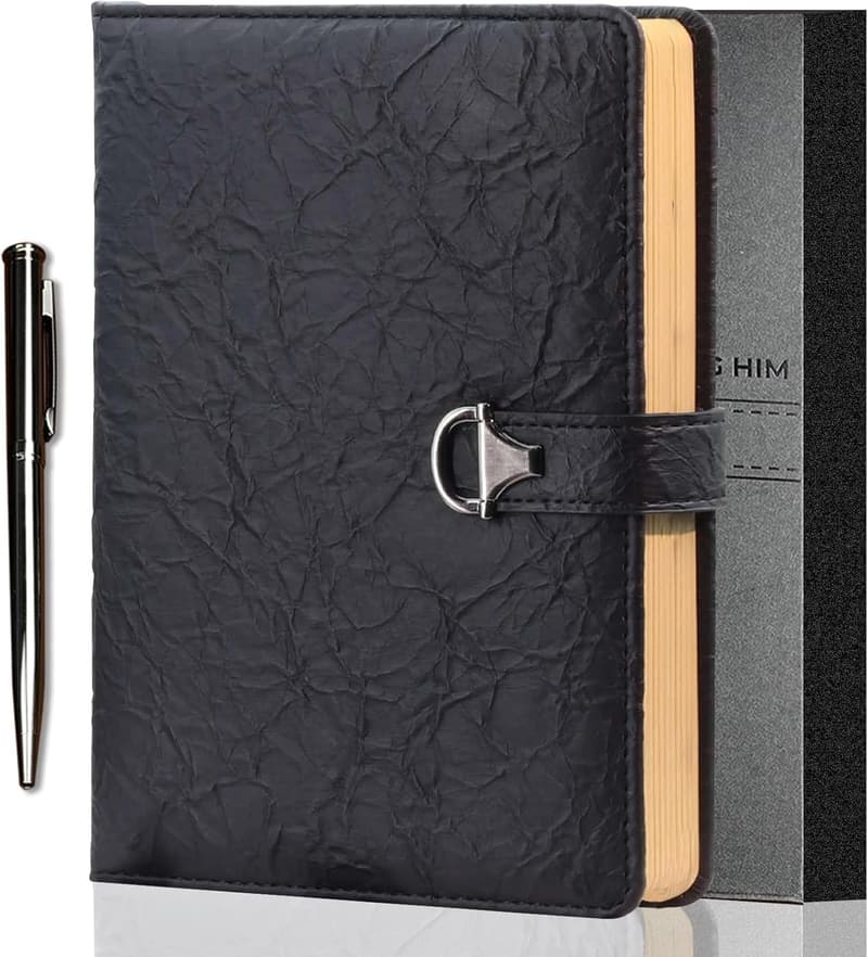 Vintage Leather Journal for Men - A5 256 Page Notebook Set