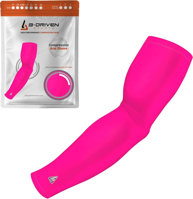 Pro-Fit Compression Arm Sleeve for Athletes - 1pc
