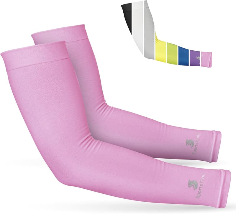 Cooling Arm Sleeves for Men & Women - Breathable UV Protection