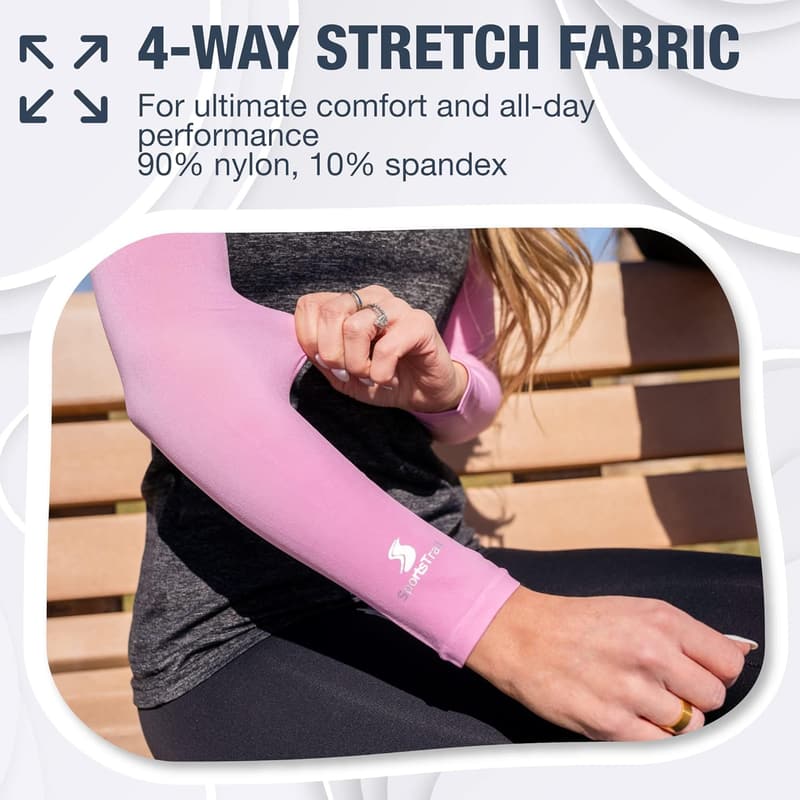 Cooling Arm Sleeves for Men & Women - Breathable UV Protection