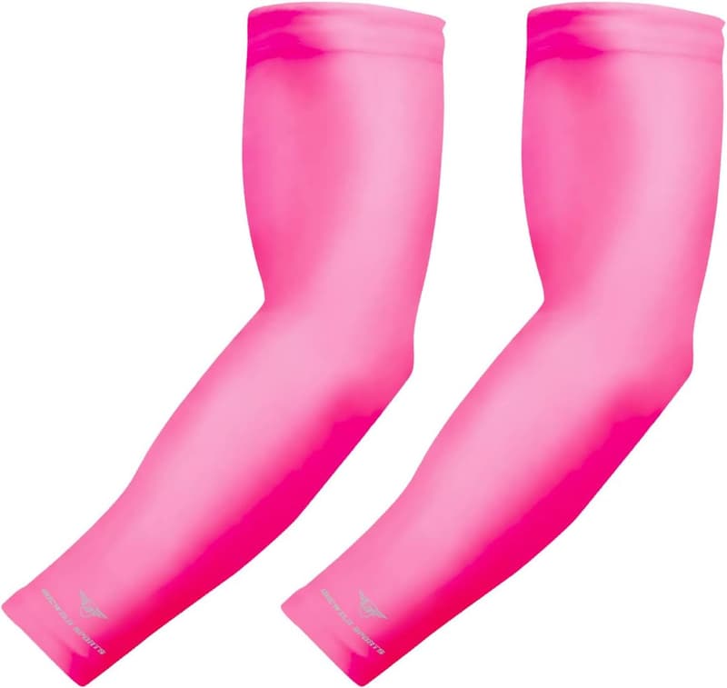 Solid Color Compression Arm Sleeves for Youth & Adults (1 Pair)
