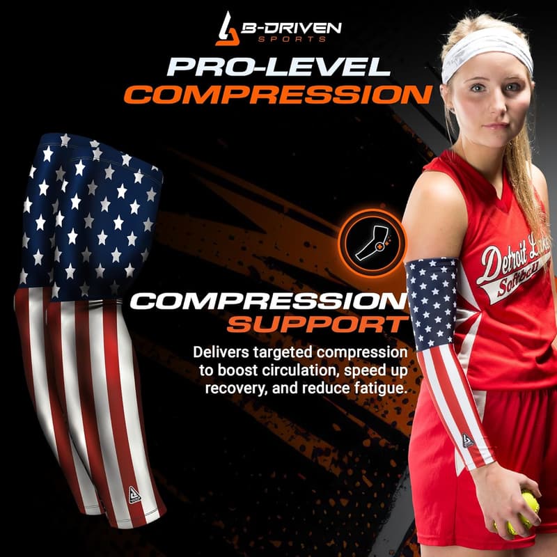 Compression Arm Sleeves for Men, Women & Youth – 44 Designs