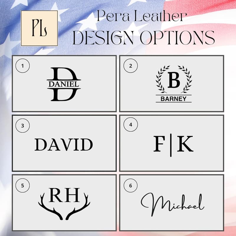 Personalized Top Grain Leather Wallet for Men - Ideal Father's Day Gift