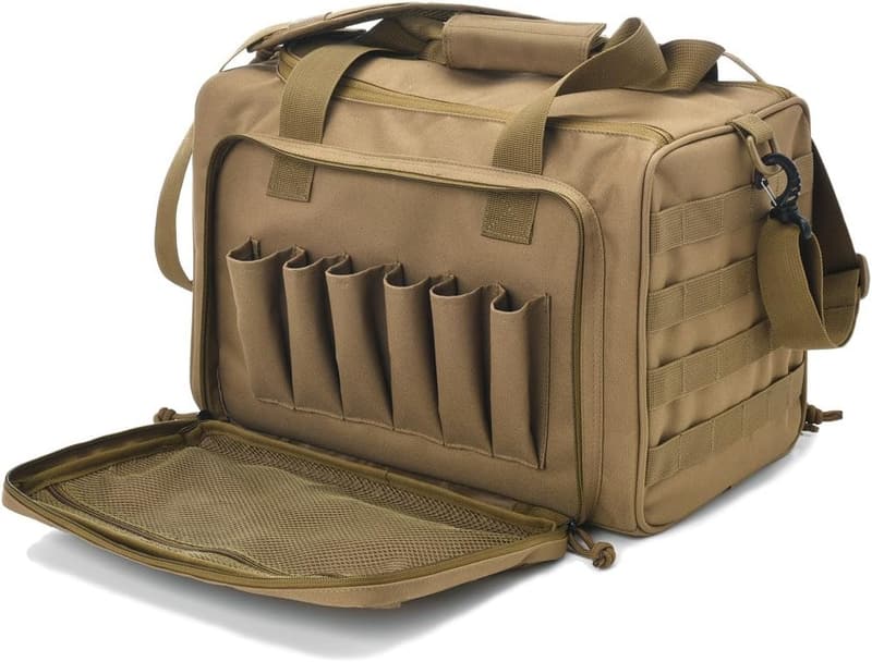 Deluxe Tactical Pistol Shooting Range Bag