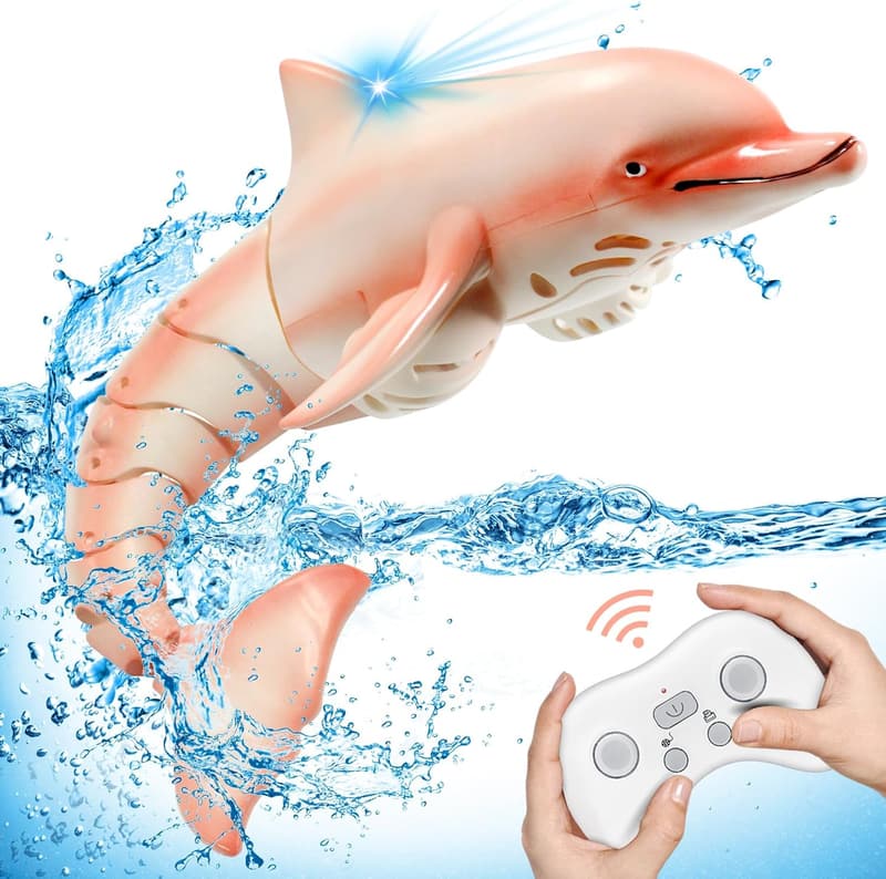 Remote Control Shark and Dolphin Pool Toys for Kids