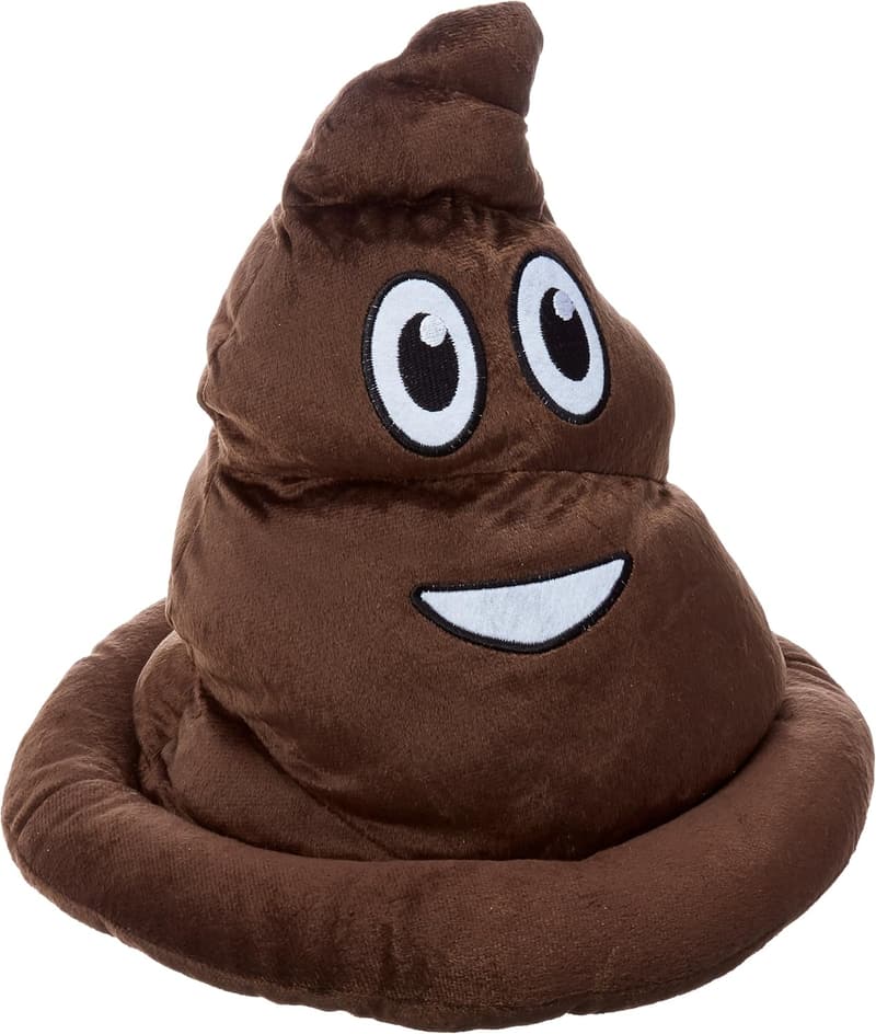 Emoticon Poop Hats - Fun Party Accessories (2-Pack)