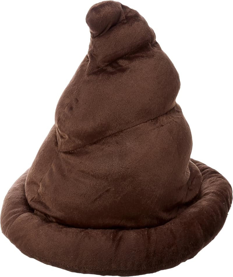 Emoticon Poop Hats - Fun Party Accessories (2-Pack)