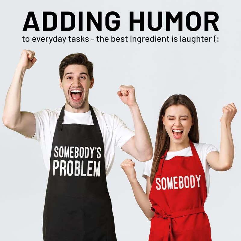 Anniversary Couple Aprons Gift Set for Him & Her