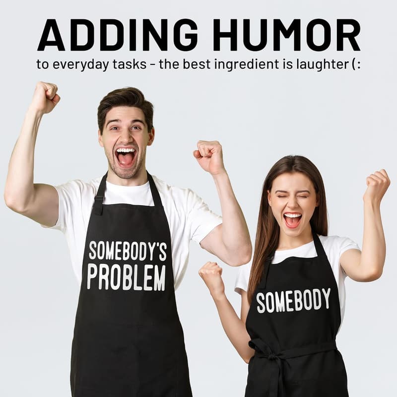 Anniversary Couple Aprons Gift Set for Him & Her